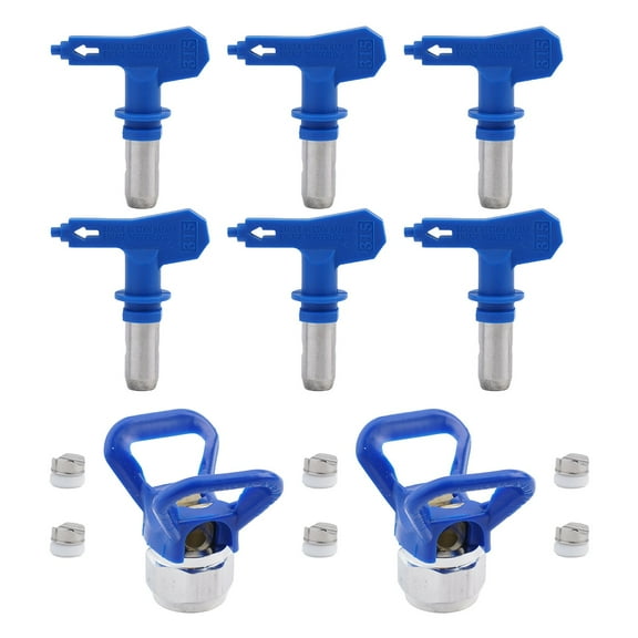 Professional Results Made Easy Airless Paint Sprayer Nozzle Tips Set Of 6