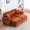 Orange, variant on 84.6 "oversized modular combination sofa, modern corduroy living room sofa with Ottoman