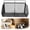 Black, variant on Stackable Cup Rack Shelf - Transparent Plastic Cup Holder - Kitchen Cabinet Organizer - Space Saving Cup Storage Rack - 1 Pack - Black