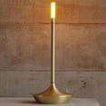 thumbnail image 6 of 11.6 Inch Rechargeable Cordless Aluminum Table Lamp, Portable Dimmable Warm White LED Candle Style Desk Lamp for Dinner Table Bedroom Living Room Home Decor, 6 of 6