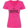 thumbnail image 3 of Inktastic It's Home- State of Idaho Outline Women's V-Neck T-Shirt, 3 of 5