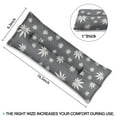 thumbnail image 4 of Hemp Leaf Seat Belt Cushion for Recovery Natural Boho Weed Aesthetic, Comfortable Chemo Port & Hysterectomy Pillow, 4 of 7