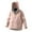 Pink, variant on Ltctricy Children's Rain Jackets Unisex Boys Girls Long Sleeve Windproof Hooded Jackets with Pockets Zip up Hoodies(Red,12-14 years)
