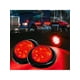 thumbnail image 3 of 4PCS 12/24V 7 LED Truck Turn Signal Lamp Side Marker Lights For Trucks 2" Round Trailer Lights Tail Light, 3 of 4