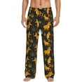 thumbnail image 1 of Fotbe Funny Fox by the Field Pantalones de Pijama para Hombre, Pantalones de Dormir, Pantalones de Casa con Cintura Ajustable y Bolsillos-Large, 1 of 6