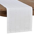 thumbnail image 4 of Fennco Styles Modern Silver Embroidery 100% Cotton Table Linen, 4 of 8