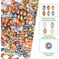 thumbnail image 4 of 500 cuentas de vidrio electrochapado de 10 colores, 6 x 4 mm, facetadas, bicono, mini cuentas espaciadoras ovaladas, brillantes, para hacer pulseras, collares y joyas., 4 of 7