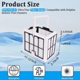 thumbnail image 4 of Ultra Fine Filter Basket Replacement Compatible with Dolphin Active 20，Explorer E30，M600，Proteus DX4，Triton PS Robotic Pool Cleaners, Part Number 9991458-R1, 4 of 7
