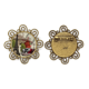 thumbnail image 1 of Old Car France Eiffel Tower Broche de flores, regalo de joyería para mujeres y niñas Unbranded M, 1 of 3