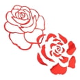 thumbnail image 5 of Creative Wall Stickers Rose Shape Wall Stickers Red For Wedding Proposal 28*28*0.2cm 2Pcs, 5 of 5