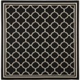 thumbnail image 3 of Safavieh Courtyard Black Indoor Outdoor Rug - Square 5'3", 3 of 4
