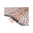 thumbnail image 5 of INSPIRE CHIC Women's Leopard Print Vintage Scarf, Lightweight Silky Sunscreen Neckerchief Wrap Bandanas for Daily Travel One Size Black-red, 5 of 6