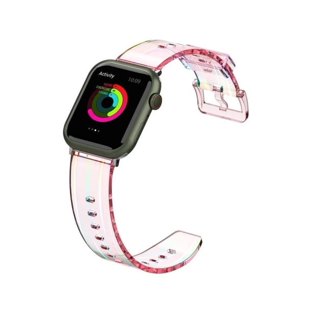 Correa Para Apple Watch Color Transparente Ultra 9 8 7 6