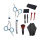 thumbnail image 1 of Tijeras para cortar el cabello Juego de tijeras de peluquería Kit de tijeras para adelgazar Peine Estuche para tijeras Peluquería profesional Kit de tijeras para el hogar para hombres, mujer, 1 of 5