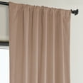 thumbnail image 5 of Half Price Drapes Peach Blossom Heritage Plush Velvet Room Darkening Curtains (1 Panel), 50W X 96L, 5 of 12