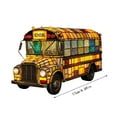 thumbnail image 5 of School Bus Lamp, Stained Resin Bus Tabletop Night Light Vintage Style Decorative Lighting, Car Bedside Lamp for Bedroom Decor, Gifts for Kids Boys, 5 of 5