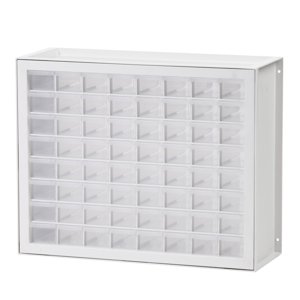 IRIS USA 64-Drawer Storage Cabinet, White