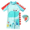 thumbnail image 1 of Ketyyh-chn99 Baby Boys Two Pieces Swimsuit Bathing Suits Children Swimsuit Boys Children Cute Dinosaur Baby Boy Swimsuit Baby Boy Swimsuit for 1-2 Years,Mint Green, 1 of 2