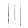 thumbnail image 1 of 3PCS Ingrown Toenail File & Lifter ,Stainless Steel ingrown toenail tool,Double Sided Cleaner Tool, 1 of 5