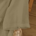 thumbnail image 6 of IUYRTFE Women's 3/4 Sleeve Button Front Blazer Jacket Relaxed Fit Casual Workwear Top, 6 of 7