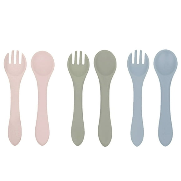 Bebcare Tiger Silicone Spoon and Fork Set