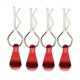 thumbnail image 1 of Clip retenedor YONGSHENG metal 4 piezas rojo, 1 of 5