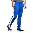 thumbnail image 5 of G-Style USA Men's Hip Hop Slim Fit Track Pants - Athletic Jogger Side Striped - Royal Blue/White - Medium, 5 of 5