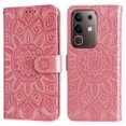 thumbnail image 3 of Funda tipo cartera GANGXUN para Vivo Y29 4G , diseño girasol, cuero PU, soporte, cierre magnético, tarjetero, 3 of 5
