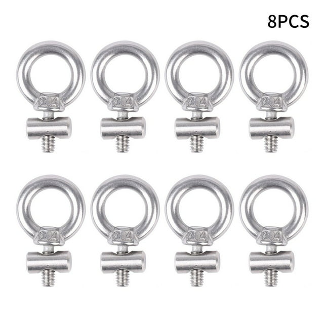 2-8X Butées de Rail de Store en Acier Inoxydable 6Mm Arrêts Véhicule Récréatif Caravane