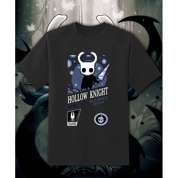 VINTAGE Hollow Night NES Retro Arcade Game Video Game T Shirt Fast Ship!