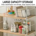 thumbnail image 6 of Extra Large Clear Plastic Storage Bin With Handle 12.4x8.9x5.7in, Open-Top Organizer Container for Bathroom, Cabinet, Closet, Countertop Makeup & Sundries Storage, 6 of 9