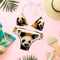 thumbnail image 6 of Panda Sunflower Detachable Sponge Adjustable Strap Bikini Set Swim Wear 2-Pack Beach Swimsuit, 6 of 6