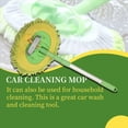 thumbnail image 4 of Car Wash Brush Cleaning Mop Detachable Broom Adjustable Long Handle Rotatable Brush Car Chenille + stainless steel 1550, 4 of 10
