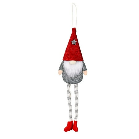 

Yrtoes Christmas Forest Elderly Long-Legged Doll Pendant Faceless Doll Christmas Tree Decoration Decoration Ornaments