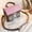 pink, variant on Color-Block House Creative Small Square Crossbody Shoulder Handheld Bag PU Niche Korean Unique Women Bag Street Versatile Instagram Bag in Black for Daily Outfits