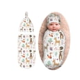 thumbnail image 1 of Set de Manta de Envolvimiento Sozzjile 90x90cm + Gorrito 16x33cm, 1 of 8