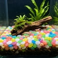 thumbnail image 4 of Lunxisen 1 Pcs Aquarium Street Side Pool Glow Decor, Ice Cube Night Light Stones for Backyard Patio Ambiance, 4 of 8