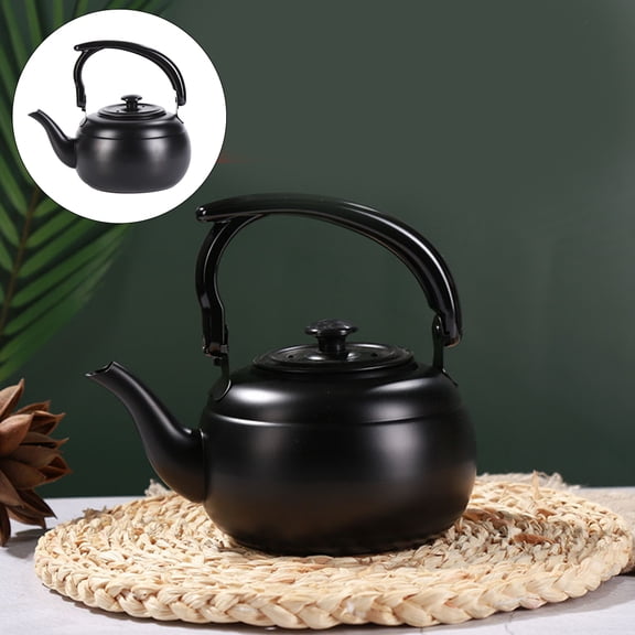 COOPHYA Stainless Steel Tea Pot Black - Multi-Function Household Water Kettle for Convenient Brewing