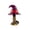 C, variant on Halloween Witch Hat Desk Lamp, Resin USB Luminous Decorative Ornament for Home Table, Festive Atmosphere Night Light for Halloween Party Decor