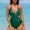 Green Monokini Swimsuits 06, variant on Usmixi Sexy Swimsuits for Women Sexy Cut-out Tummy Control One-Piece Bathing Suits Beachwear Sleeveless V-Neck Solid Swimwears Monokini Swimsuits Black L Up to 65% off