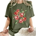 thumbnail image 4 of My Orders Lightweight Tops & Blouses Blouses for Women Casual Petite Womens White Tank Top Racerback White Summer Tops for Women 2025 Short Sleeve Button Up Shirts for Women Cropped, 4 of 6