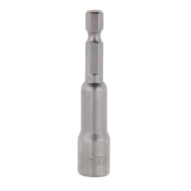 Adaptador de enchufe 1/4 '' Hex De Destornilladores De Tuerca Magnética Adaptador De Enchufe Herramienta De - 8Mm