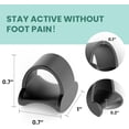 thumbnail image 5 of Welnove Pinky Toe Separator, Gel Toe Spacers Bunion Corrector for Feet Women and Man, Little Toe Cushions for Curled Overlapping, 12 Pcs Black, 5 of 6