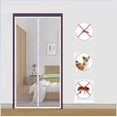 thumbnail image 2 of Jinsinto Magnetic Screen Door Upgraded-Model Full Strip Magnets,Reinforced Heavy Duty Mesh Screen Doors Magnets,Full Frame Seal Retractable Door Screen Magnetic Closure 210*100cm, 2 of 5