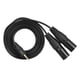 thumbnail image 2 of 2 uds. de enchufe TRS de 3,5mm a enchufe XLR doble, Cable de interconexión de + 1,5m, 2 of 9