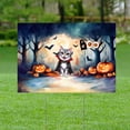 thumbnail image 2 of Happy Halloween Vampire American Shorthair BOO with Pumpkins Fun and Spooky Yard Sign Cat Lover Kitten Owner Gifts Outdoor Home Lawn Garden Porch Decor - 00018, 2 of 5