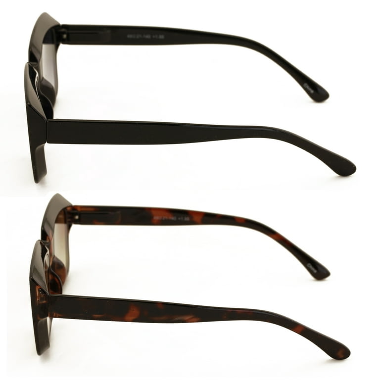 2 Pairs Women Outdoor Reading Sunglasses Rectangular Full  display picture 1