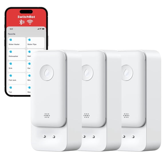 Sensor de agua WiFi SwitchBot Detector inteligente de fugas de agua IP67