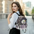 thumbnail image 6 of FORMRS Mini Backpack Purse for Women Travel Daypack Casual Shoulder Bag, White Skeleton, 6 of 7
