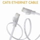 thumbnail image 2 of Cat6 Ethernet Cable 15M/50 ft,Long Cat 6 White Flat Internet Cable LAN Cable Patch Cable Rj45 Cable Cat 6 Network Cable Gigabit Wire.15M/50 ft, 2 of 5